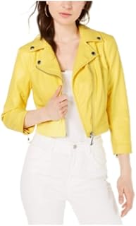 guess cropped leather jacket