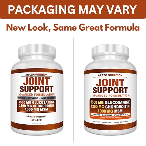 Arazo Nutrition BS029 Glucosamine Chondroitin Turmeric Msm Boswellia - Joint Support Supplement thumb #7