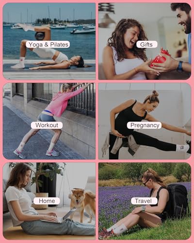 Image of yeuG Non Slip Pilates Socks with Grips for Women, Grip Socks for Yoga Ballet Barefoot Workout Anti Skid Athletic Socks