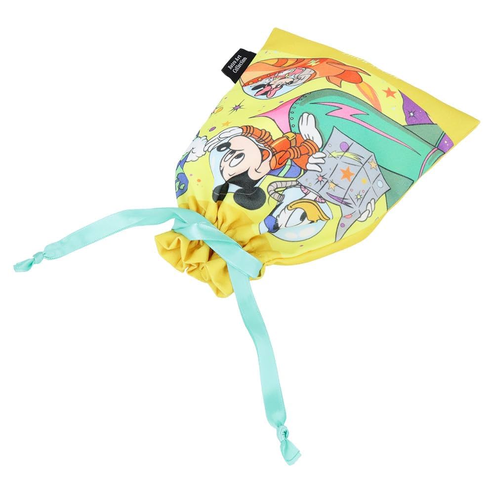 Disney - サン Amazon.co.jp: [サンスター文具] ディズニー 巾着 レトロアート