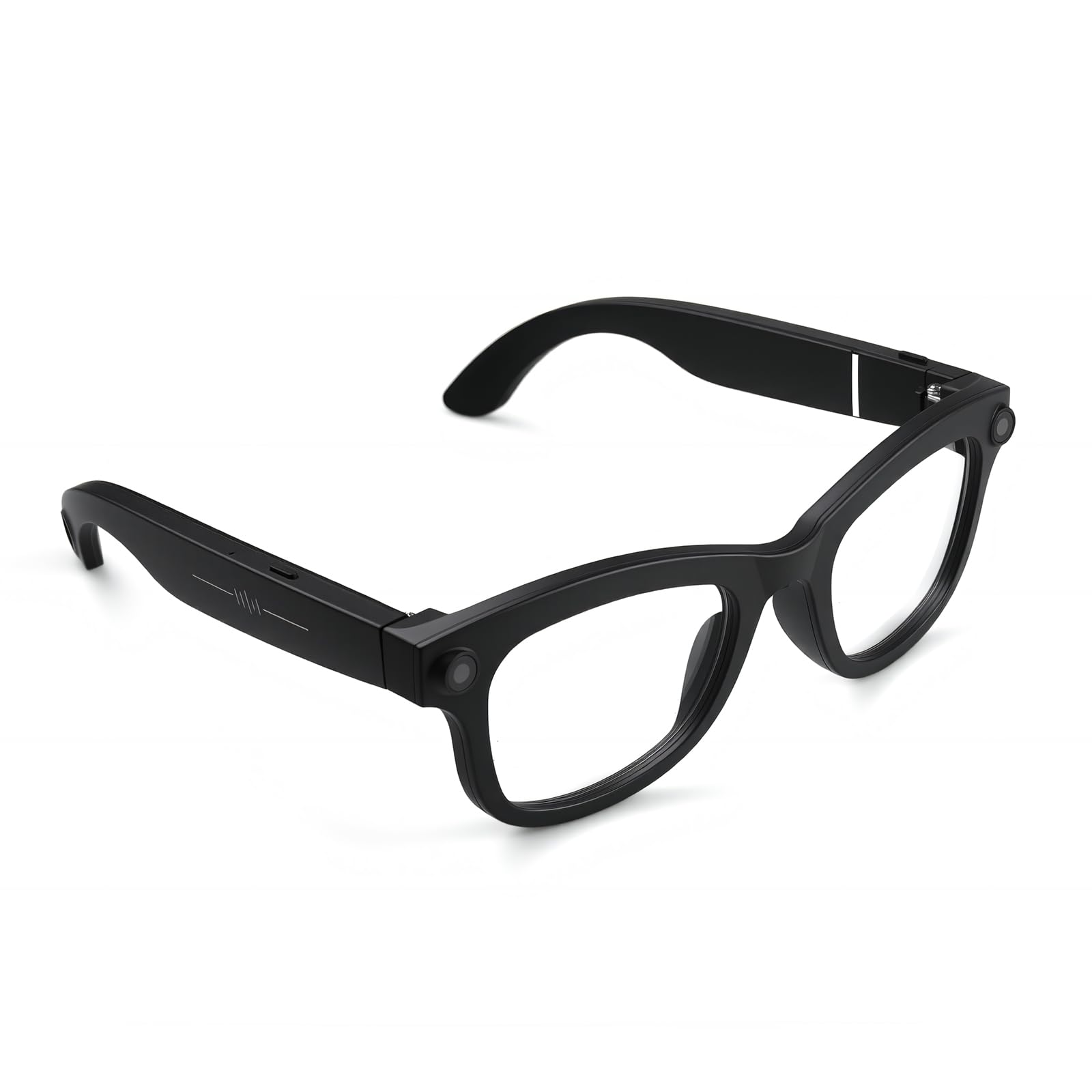 AI Smart Glasses with Camera Voice Assistant Real-Time Translation 1080P Video 8MP Photo Bluetooth for Music Calls