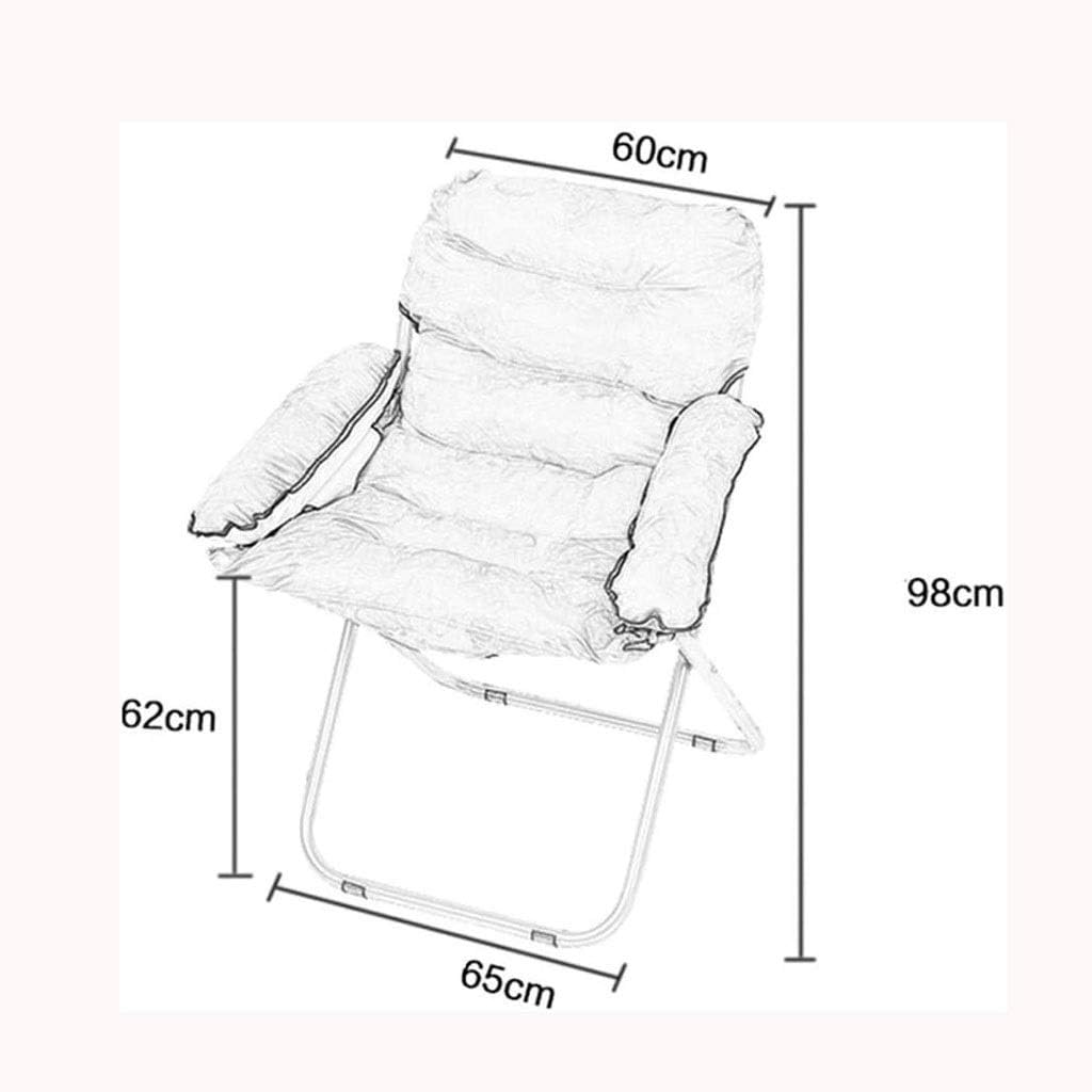 JSEIAJB Portable Padded Seats，Outdoor Lounge Patio Folding Reclining Chair, Suitable for Indoor and Outdoor