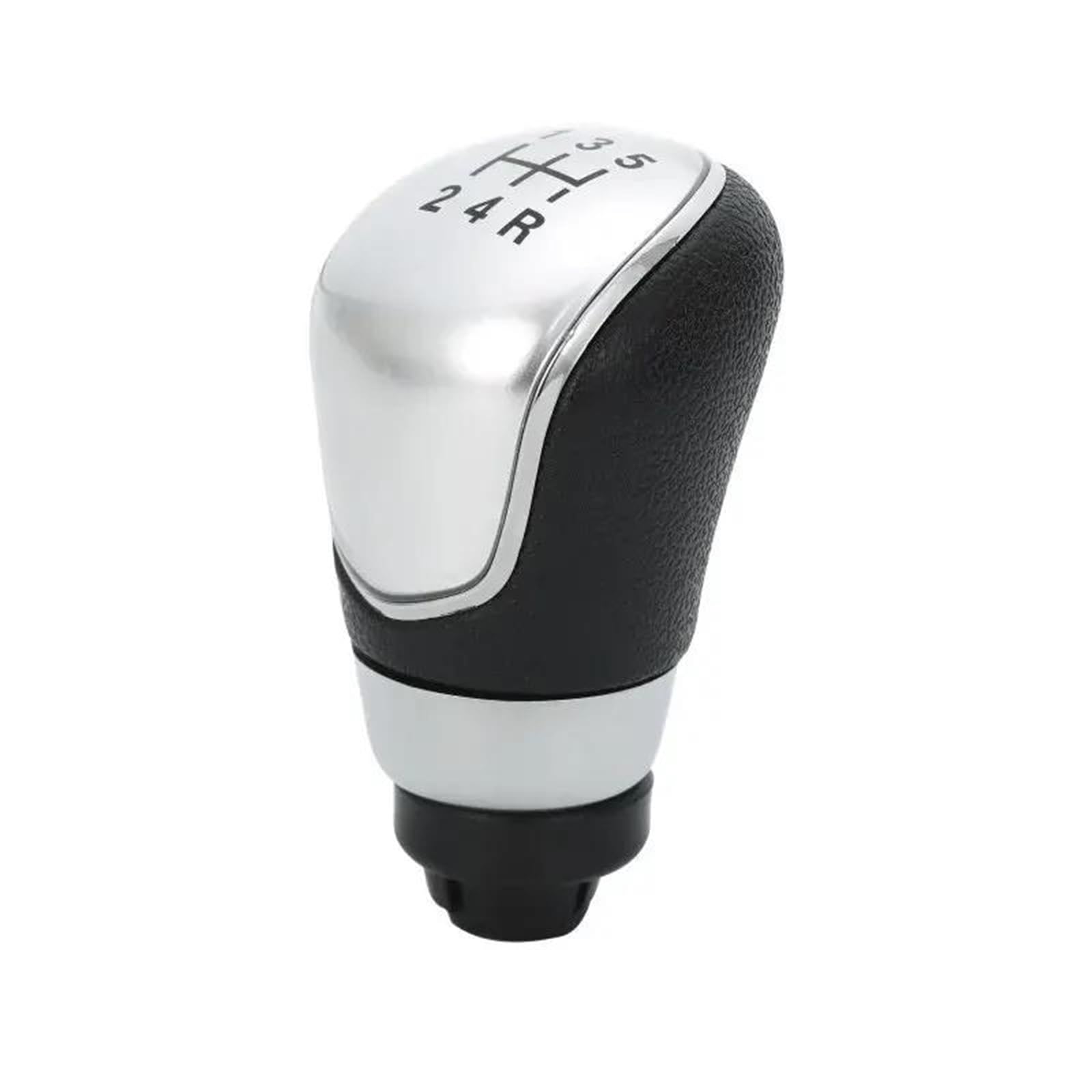 Mkszy Silver 5 Speed 5/6 Speed Car Gear Shift Knob Stick Head Handle For Ford For Fiesta Mk7 For Focus Mk3 For Mondeo Mk4 For Kuga