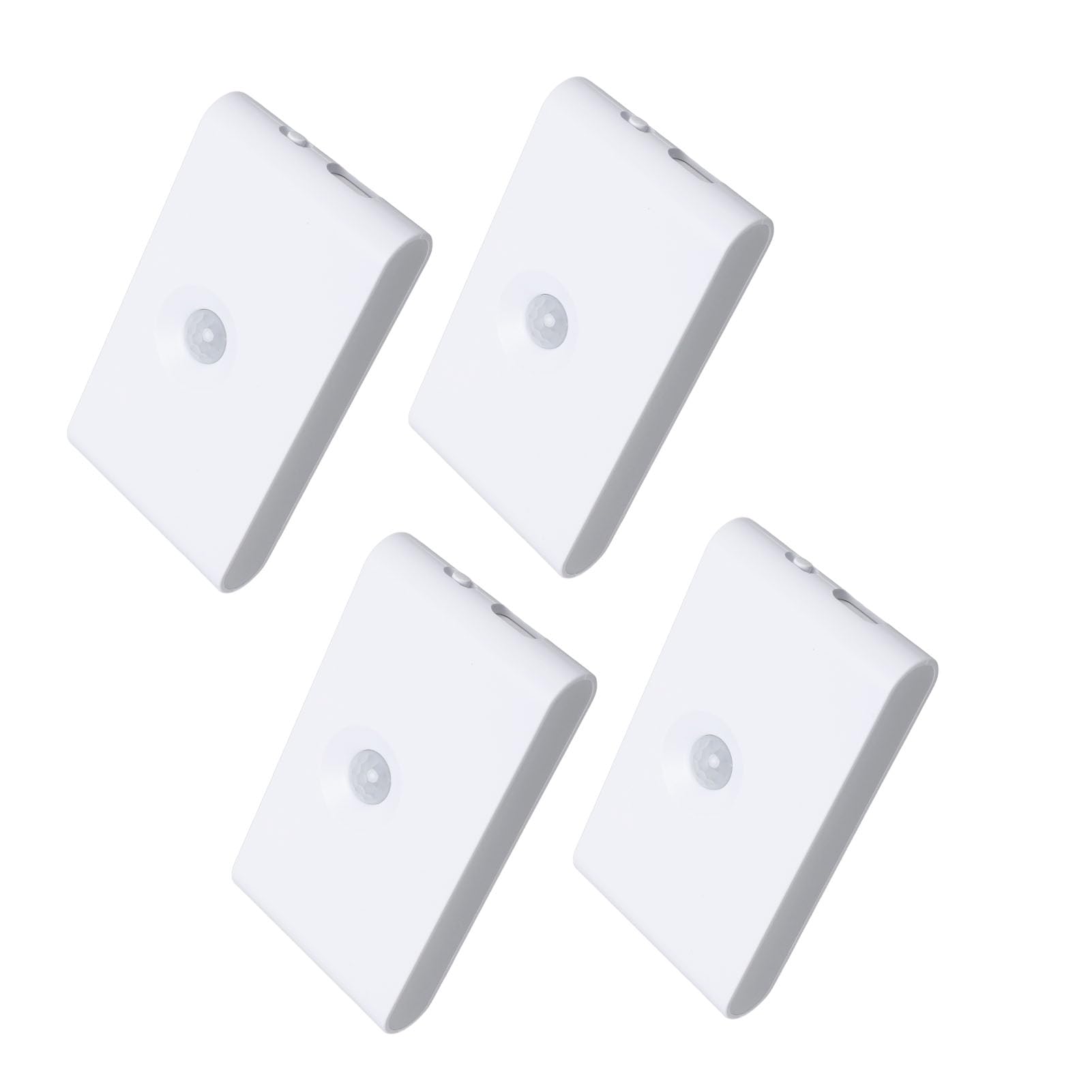 Doppia Illuminazione Laterale Sensore di Movimento Luce Notturna Ricaricabile Magnetico 4 Pezzi Accensione/Spegnimento Automatico per Interni
