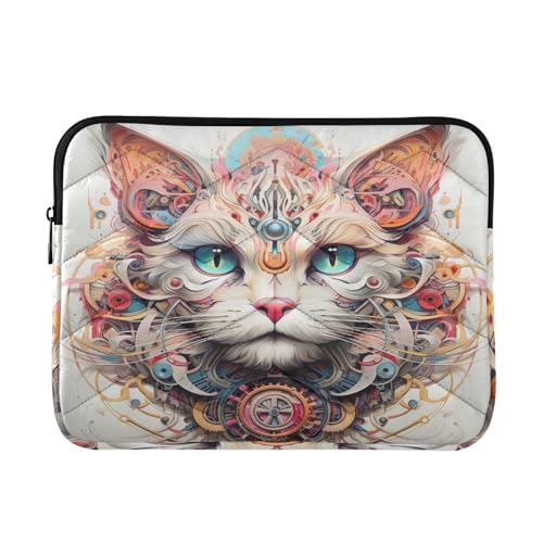 Funda para laptop 13-14 pulg. Techno Cat impermeable