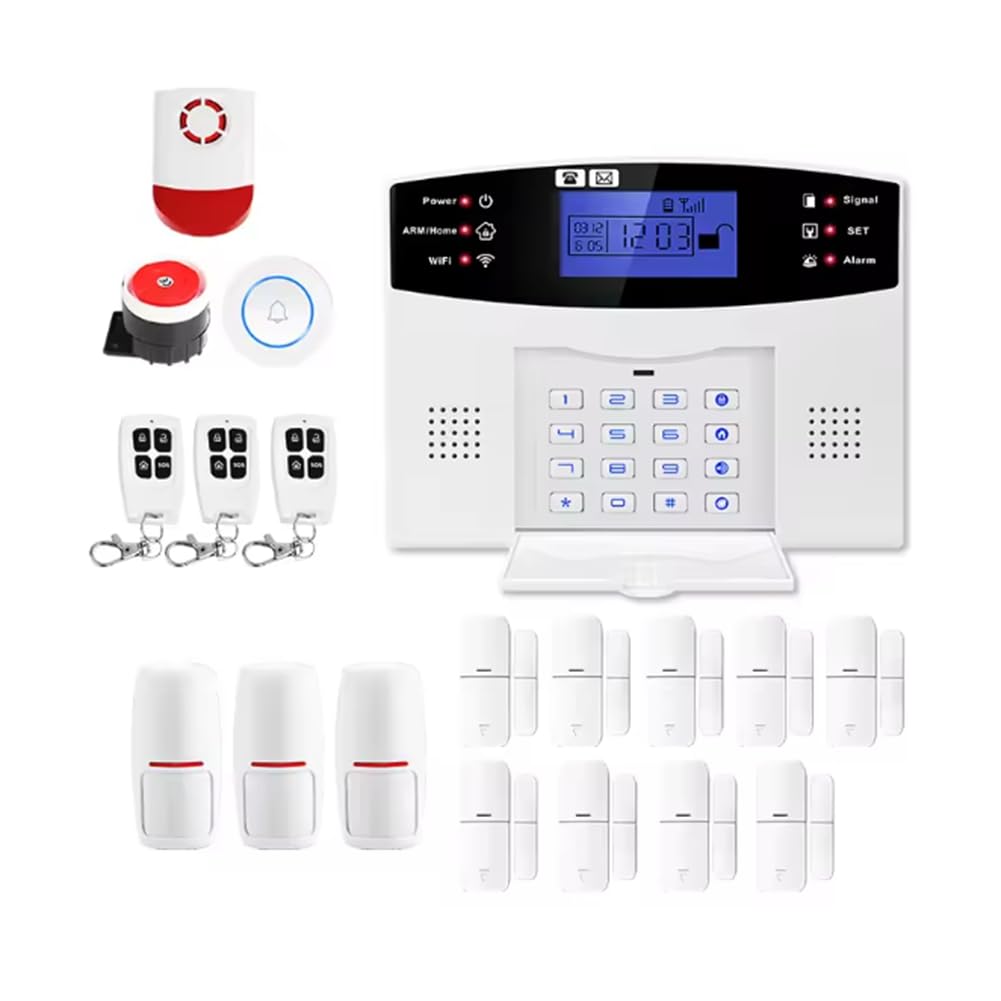 UDSKNV[KSL Smart Tuya 4G+ Wifi Home Security Alarm System Smart Life App Comprehensive Full-Featured Home Protection Solution