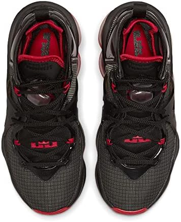 Nike Lebron XIX (Big Kid) Black/Black/University Red 6.5 Big Kid M | Image 4