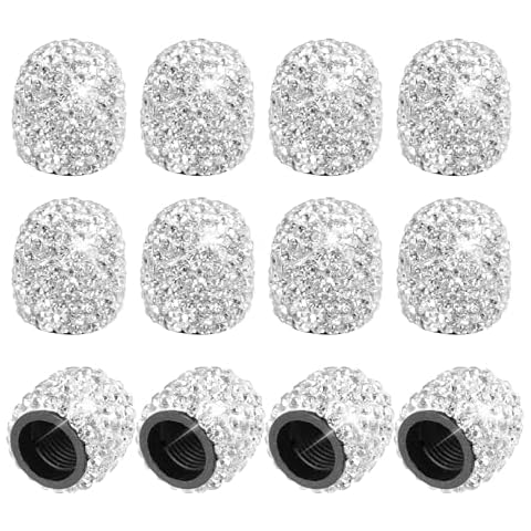 DF DUALFERV Crystal Tire Valve Caps Cover