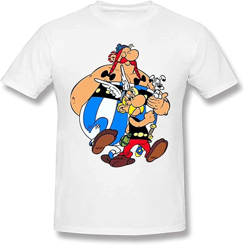 T-Shirt Homme Hakuna Matata Asterix - Coton 100% - Manches Courtes - Design Humoristique