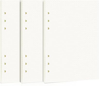 SYUTBOU A5 Nachfüllpapier 6-Loch - 640 Seiten Für Ringordner