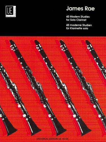 40 Modern Studies for Clarinet: UE19735 by James Rae (1991-01-01)      Sheet music