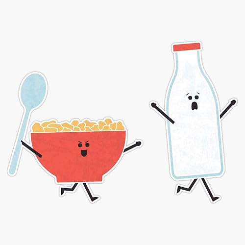 Adhesivo de vinilo para matar cereales, impermeable, 5 pulgadas