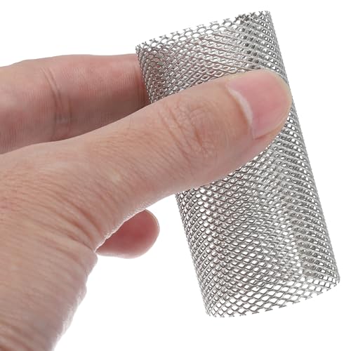 Image of PATIKIL 2 Pcs 30mm OD Strainer Mesh, 60mm H Screen Y Shaped Strainer Filter Valve Mesh Screen 304 Stainless Steel Strainer Mesh for Debris Pump Water Oil Separation