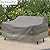 Kylinlucky Outdoor Furniture Covers Waterproof, 2-Seater Deep Seat Loveseat Cover- Patio Sofa Covers Fits up to 58 x 40 x 33 inches