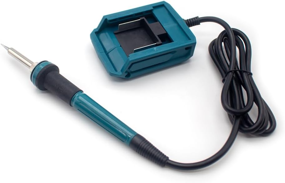 60W Electric Soldering Iron for 18-21V Battery Welding Tool with Stand 936 Tip 500℃ Temperature Fast Heating