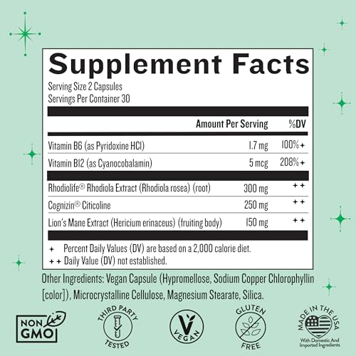Image of Legendairy Milk Clever Girl - Focus Supplement with Lion's Mane & Citicoline - Nootropic Lions Mane Supplement for Memory, Focus & Mental Clarity, 30 Servings