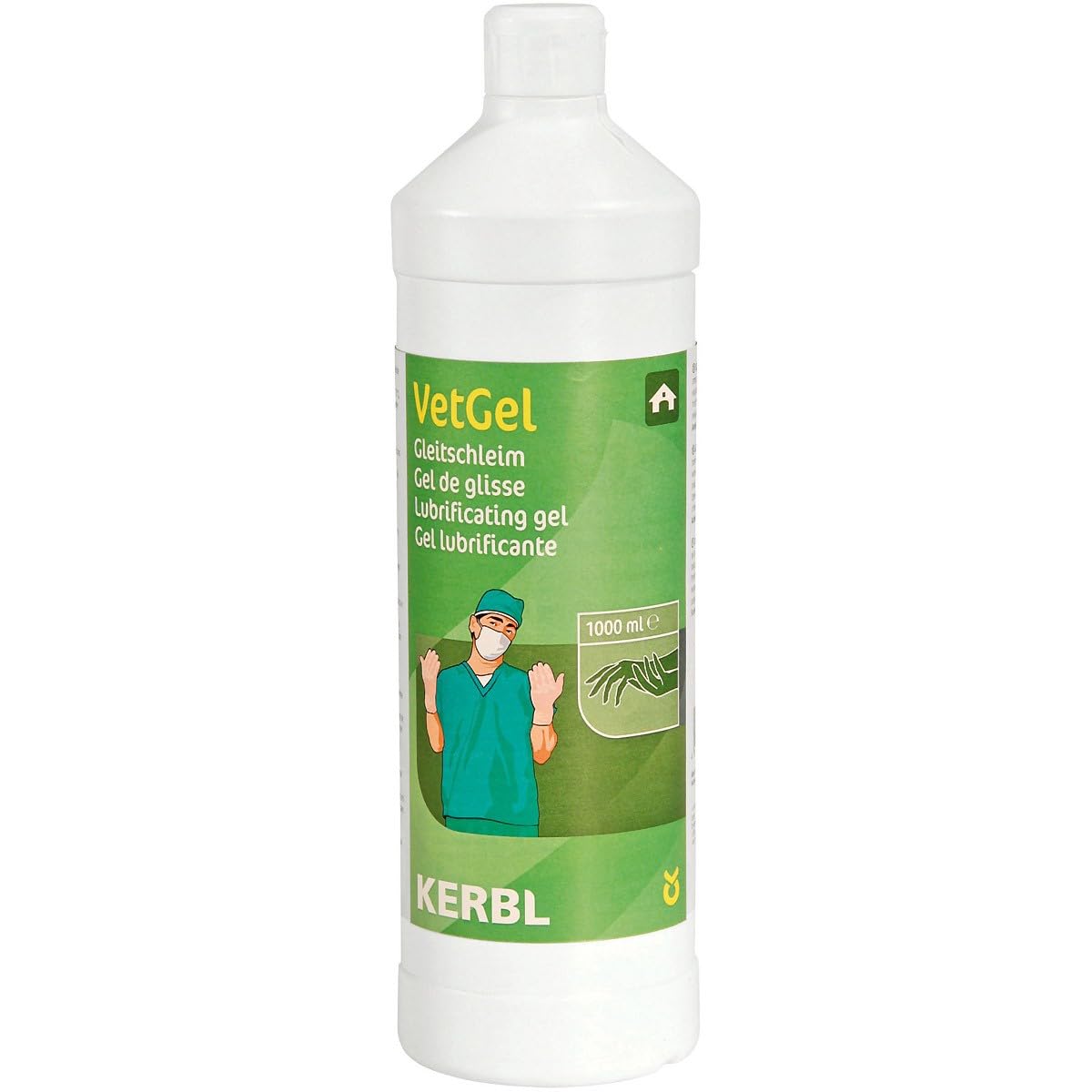veterinary vet gel lubricating gel 1-liter bottle
