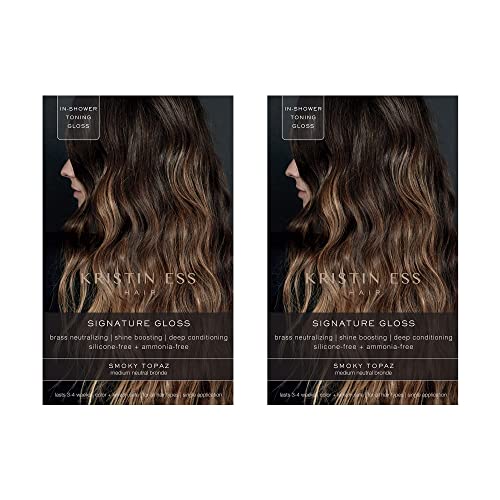 Kristin Ess The One Signature Hair Gloss - Smoky Topaz: Medium Neutral Blonde (Pack Of 2) #TOP9