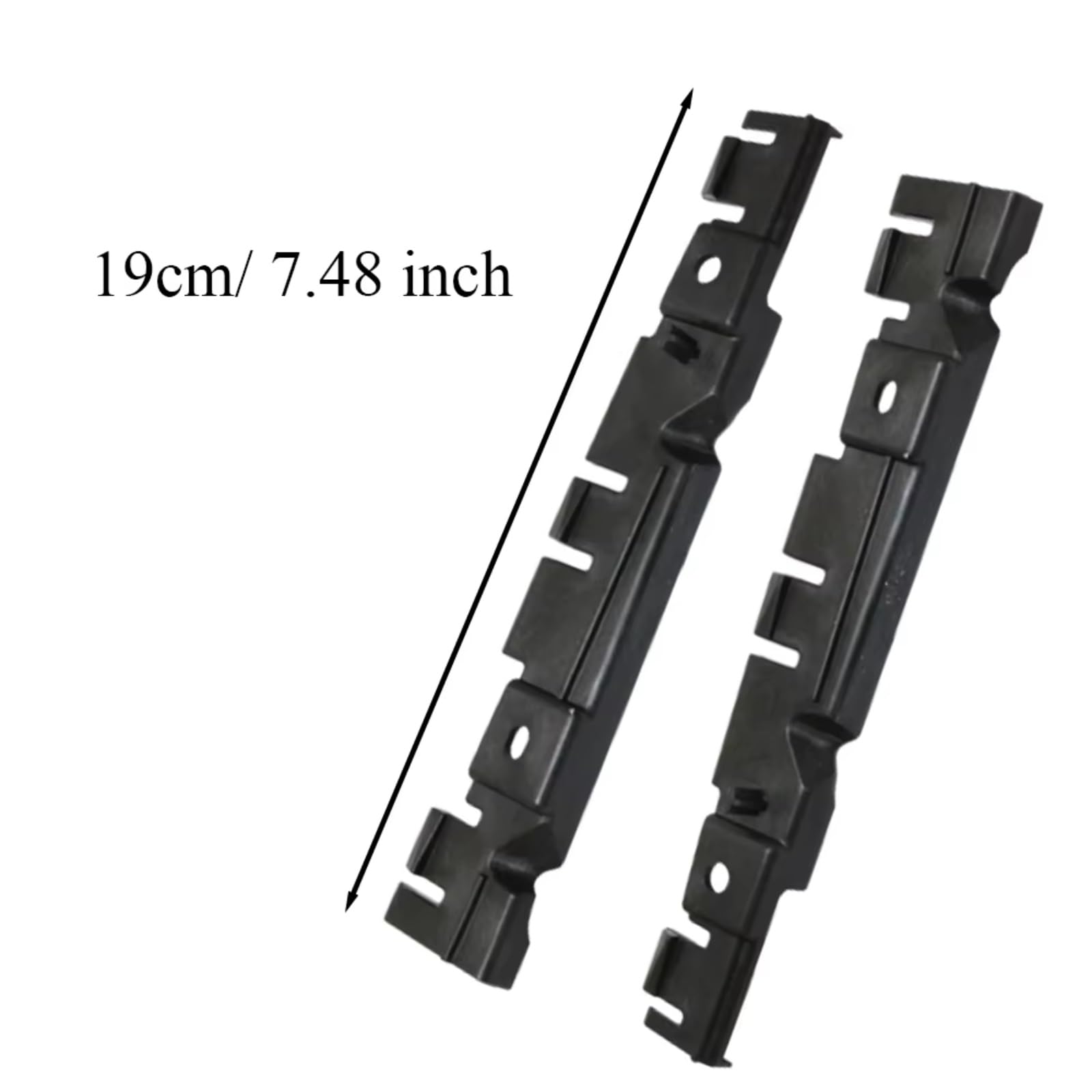 per Fiat 500 per Abarth Lounge Pop 2012 2013 2014-2019 2 Pezzi Staffa di Supporto per paraurti Anteriore 68074194AB