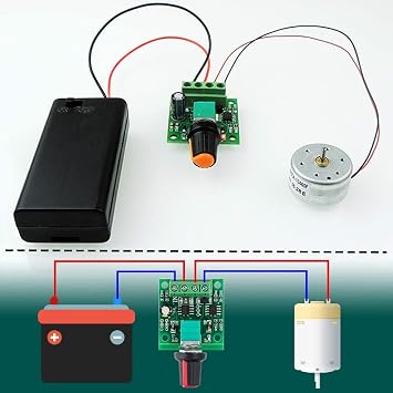 RUNCCI-YUN 2pcs 18V 3V 5V 6V 72V 12V 2A PWM Motor Speed SetterDC Speed Controller 12vMotor Speed Switch Controller Led Volt Regulator Speed Controller