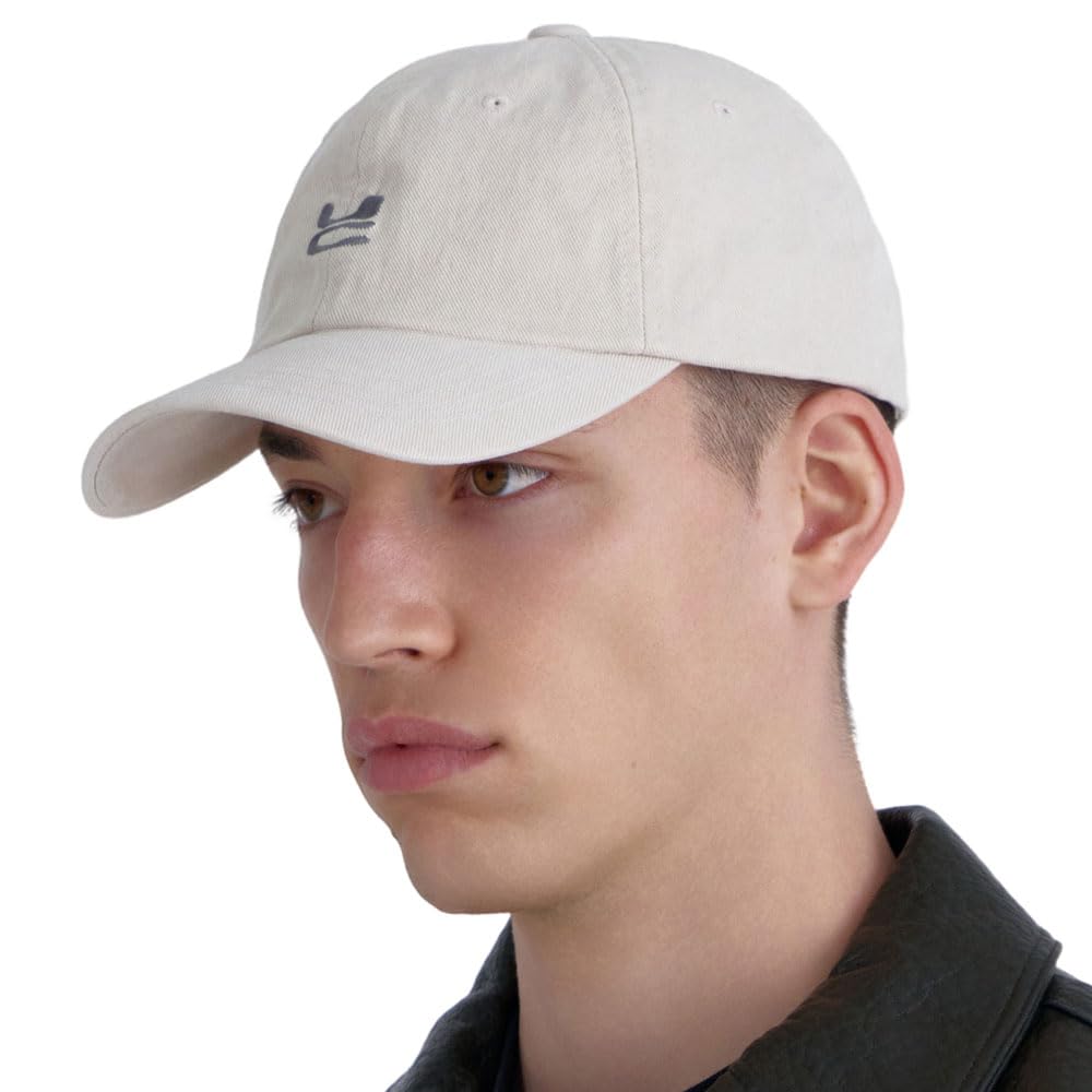 Chapeau classique coton délavé de production coréenne avec logo brodé - 7