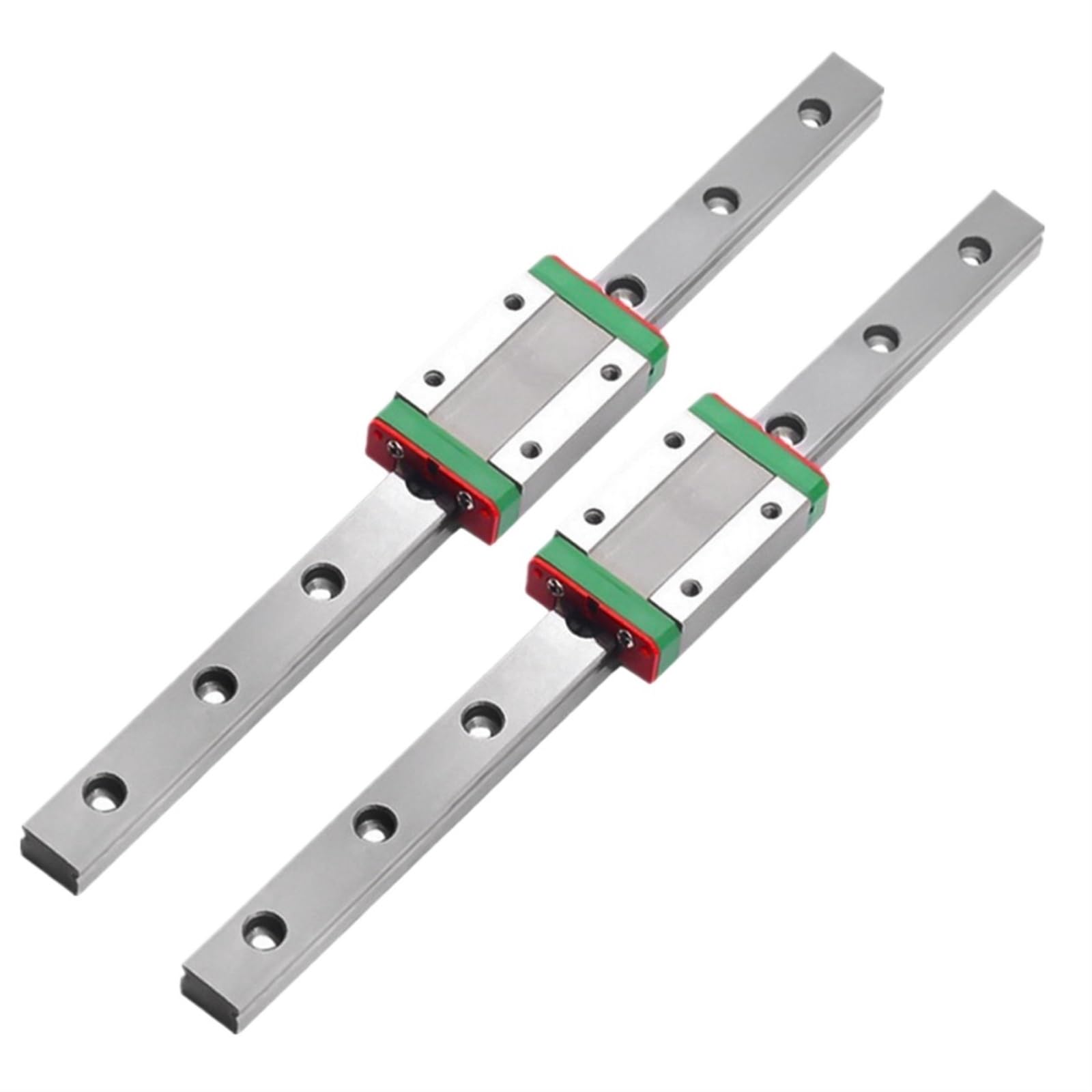 Linear Rail, Linear Sliding Gide 2pcs Linear Guide 7mm L= 100mm 150mm 200 250 300mm 350 400mm 450 500mm 550mm Linear Rail + 2pc MGN7C Block for CNC(Only 1pc Block)