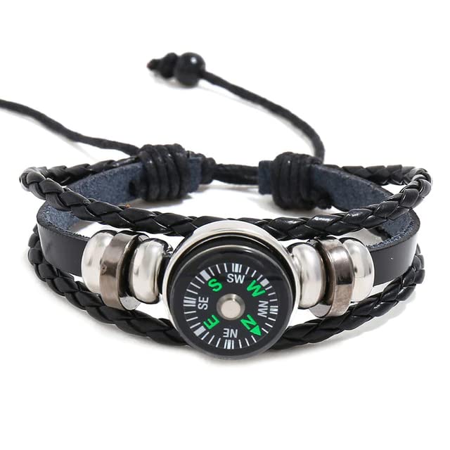 Bracciale con Bussola per Campeggio Sopravvivenza Avventura