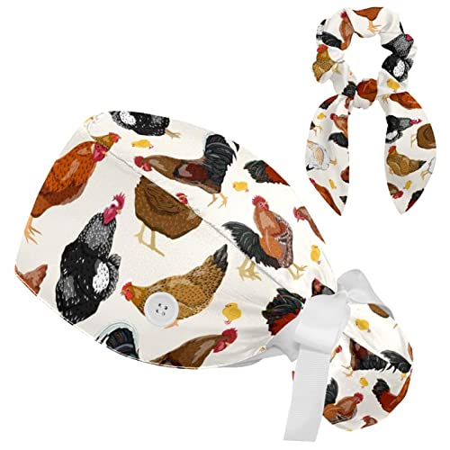 Bonnet bouffant anti-transpiration avec bandeau absorbant pour cheveux