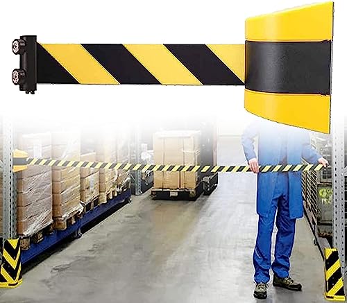 Barrière de ceinture rétractable magnétique avec fixation murale pour sécurité