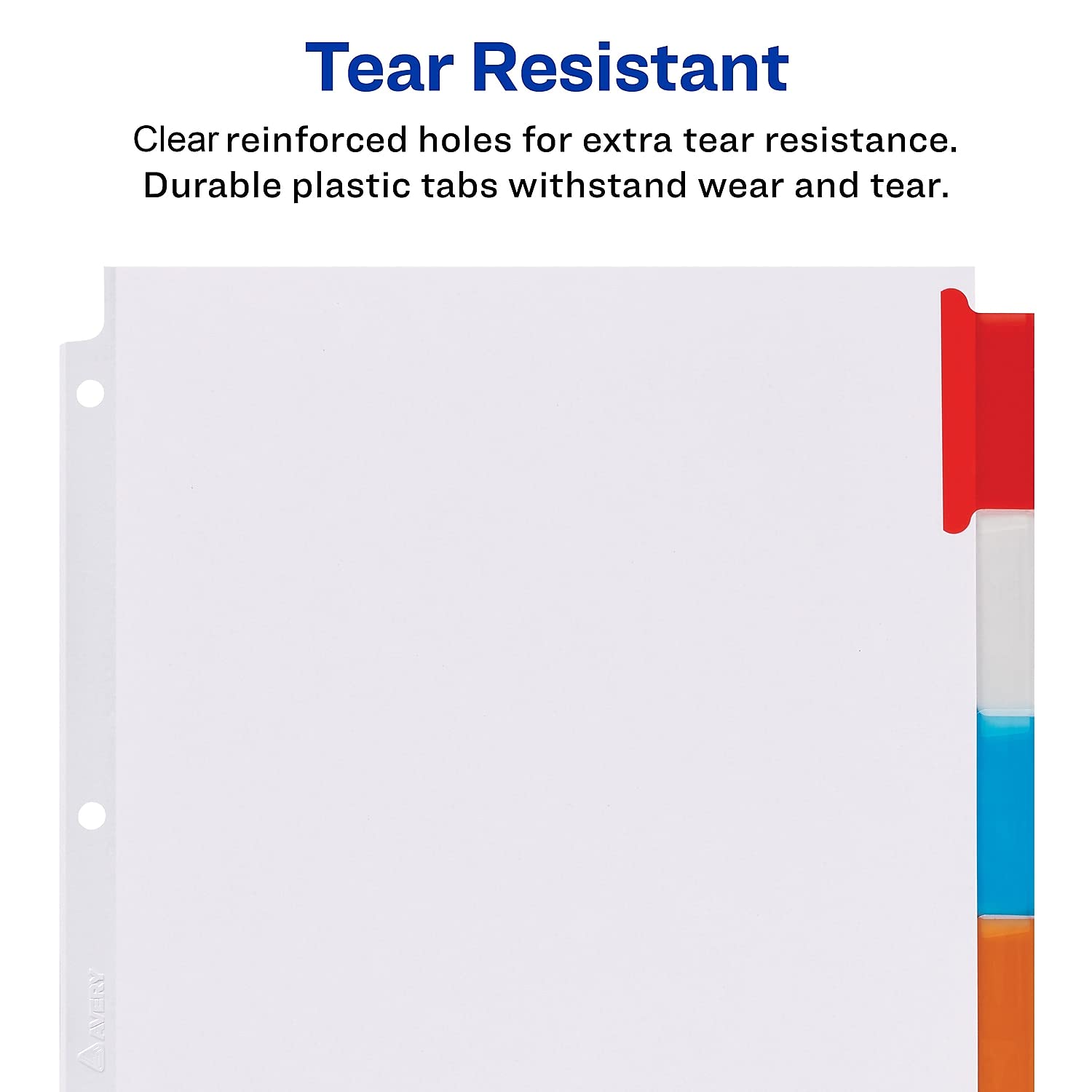Avery 11222 Insertable Big Tab Dividers, 8-Tab, 11 1/8 x 9 1/4 - Image 7