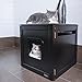 Petsfit Pet House/Cat Litter Box Enclosure Night Stand Painted with Non-Toxic and Latch Holding