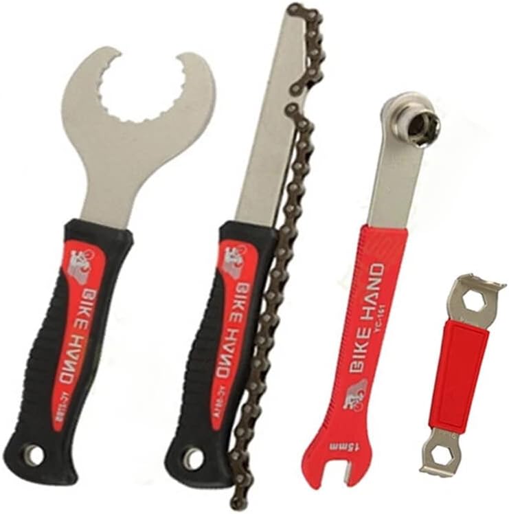 YC-728 18 In 1 Bicycle Service Tool Kit Multiple Function Repair Tools BB Bottom Bracket Hub Freewheel Pedal Spoke Chain Service