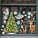 Christmas Window Clings Party Decorations - Winter Wonderland PartyWinter HolidayXmas Party Supplies Window Decorations Home Office Party Décor