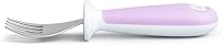 Vista 4 de Munchkin Raise Toddler Fork & Spoon Set, Purple