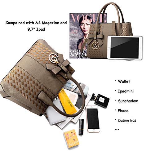 Image of Purses and Handbags for Women Fashion Ladies PU Leather Top Handle Satchel Shoulder Tote Bags