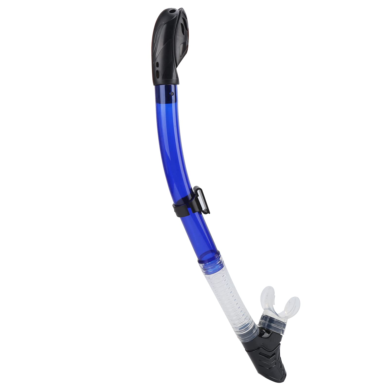 Yuecoom Silica Gel Diving Tube,Diving Breathing Tube,Silica Gel Full Dry Diving Tube for Underwater Sport,Snorkeling Equipment-Blue