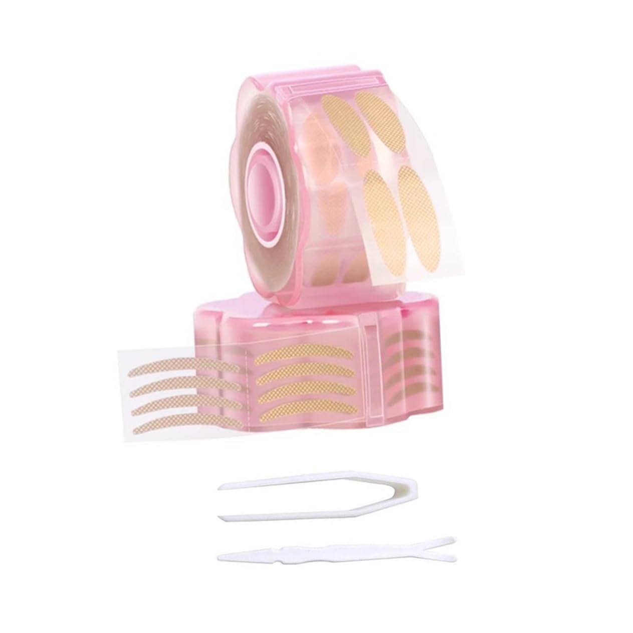OHPHCALL 2 Rolls Natural Invisible Double Eyelid Tape No Trace Makeup Accessories for Women