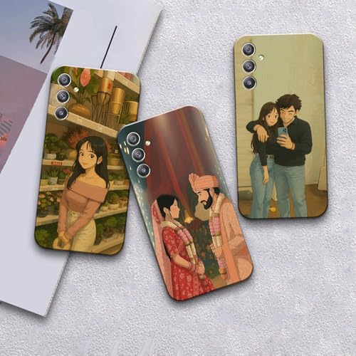 Image of COLORflow Back Cover Compatible with Samsung Galaxy A34 5G | Ghibli Studio Style Customized Back Cover Compatible with Samsung Galaxy A34 5G