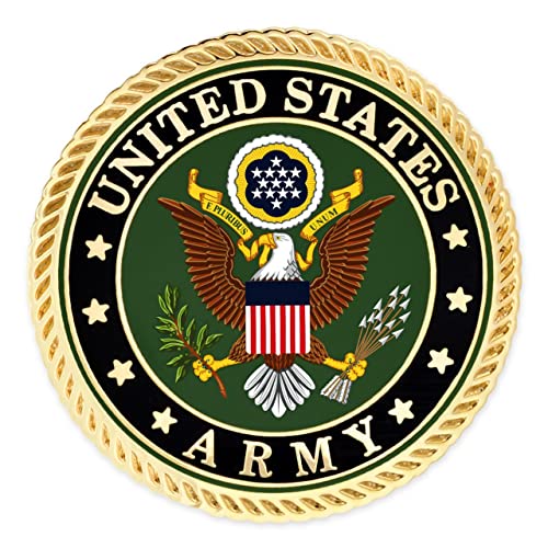 PinMart's Officially Licensed U.S. Army Cloisonné Lapel Pin - Lapel Pins for Men and Women - Great Gift for a Proud Veteran Ideal for Hats, Clothing, Lanyards & Keychains