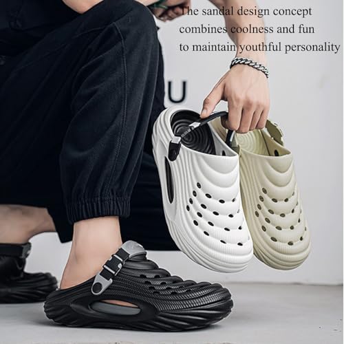 Breathable Slip-On Sandals for Men, Comfortable Non-Slip Waterproof Beach Shoes, Outdoor Sports Slide Sandals for Walking, Travel & Casual Wear2