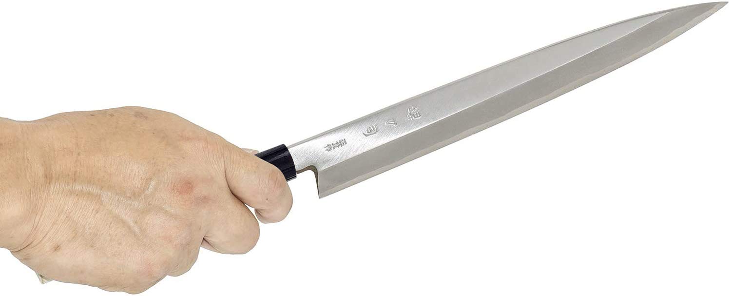 Amazon｜堺刀司 柳刃包丁 シルバー 240mm 正重 刺身 A-10020｜重箱