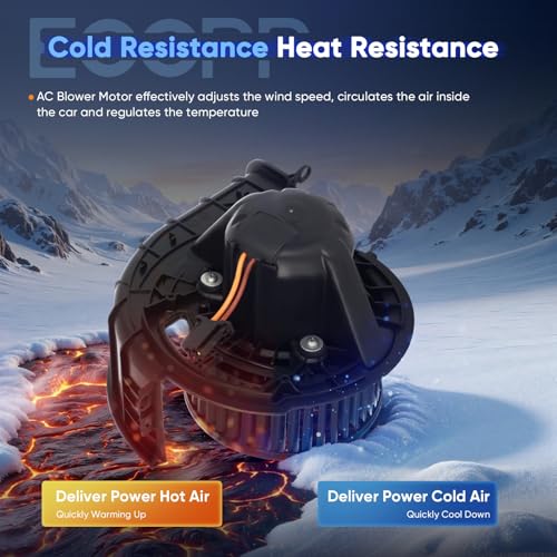 Image of ECCPP Blower Motor Fit for BMW X5 2007-2013 /2008-2014 X6 xDrive35i /ActiveHybrid /xDrive48i /xDrive30i /xDrive35i /xDrive50i /4.8i /3.0si X6 X5 M Sport Utility 3.0L 4.4L 4.8L AC Blower Motor 700292 HVAC