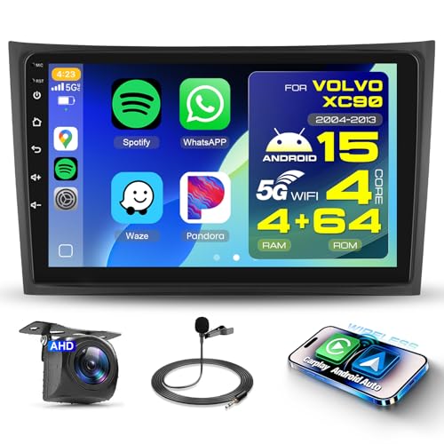 Radio Android 10.1” para Volvo XC90 2004-2013 miniatura 1