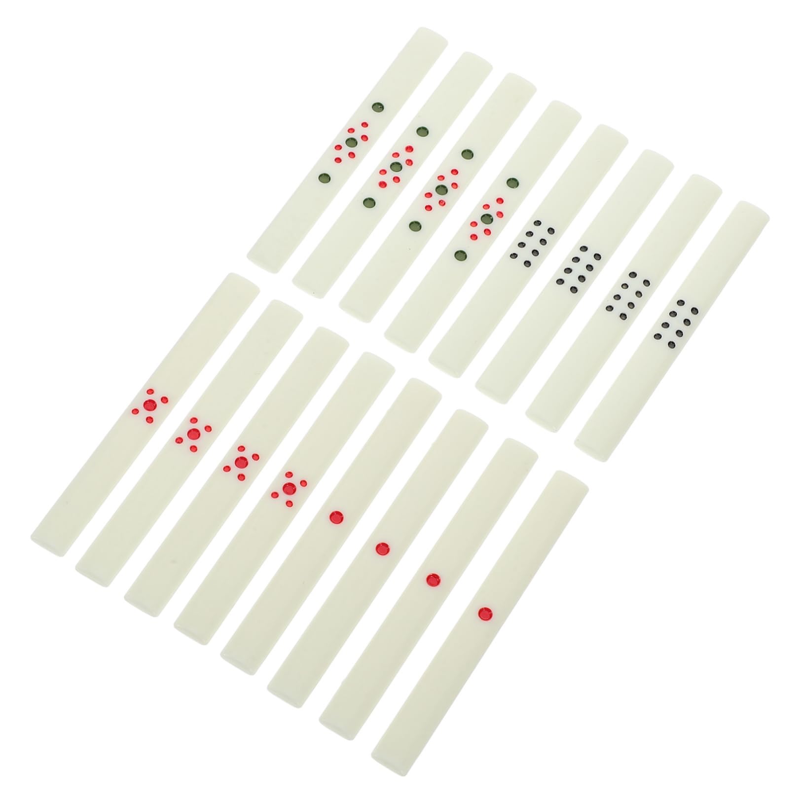 TOYANDONA Mahjong Scoring Sticks Set 88Pcs Plastic Betting Chips with 4 Dice Portable Accessories for Chinese Mahjong Family Game Night