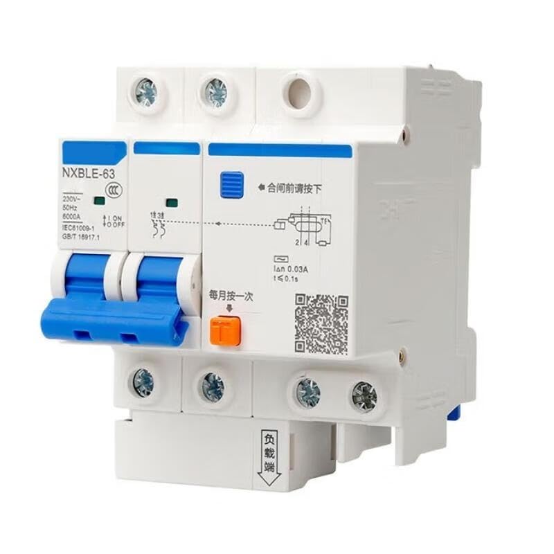 残留電流作動型遮断器; NXBLE-63 2P C6 30mA 6kA