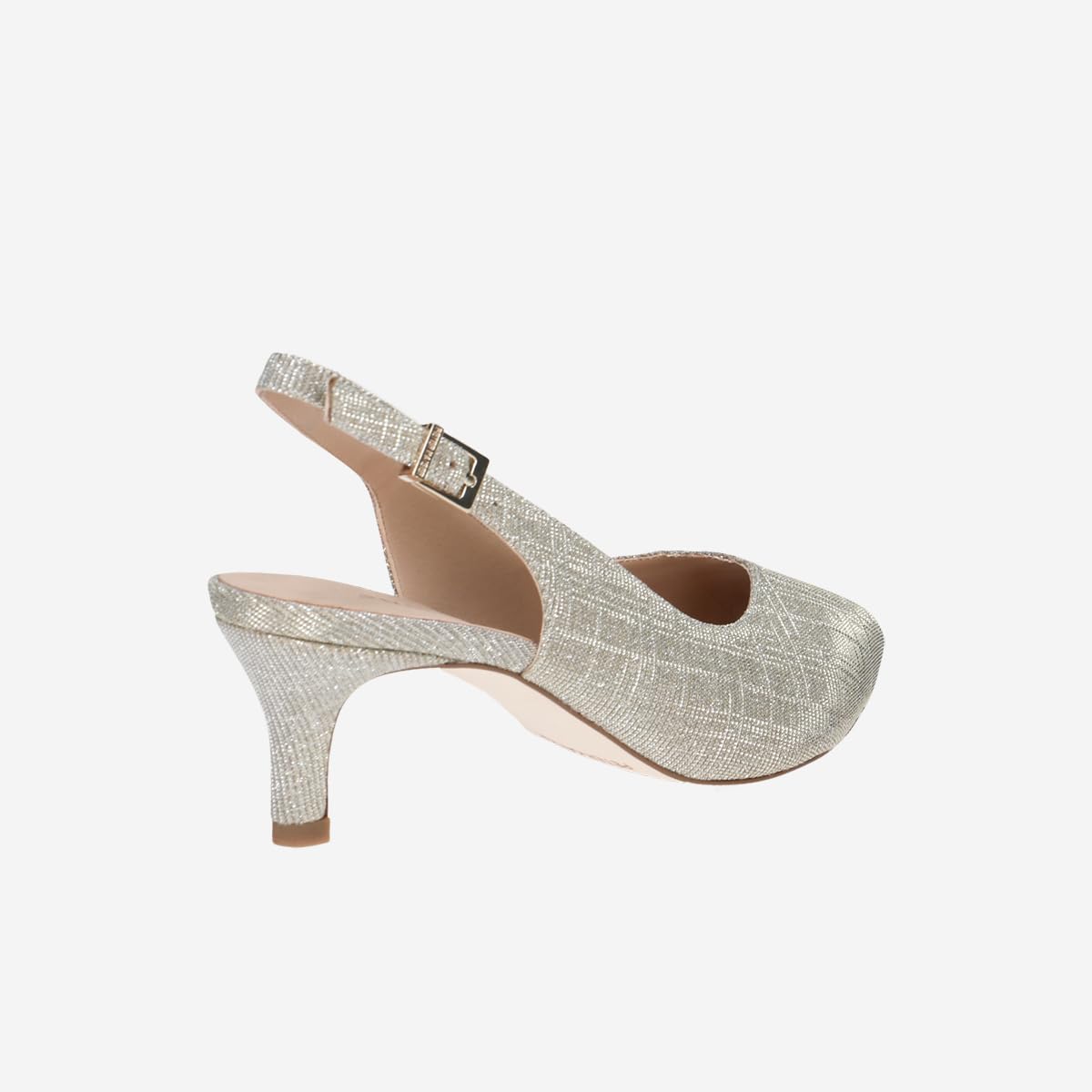 Peter Kaiser Damen - Peeptoes & Slingpumps 79643 in metallic Textil