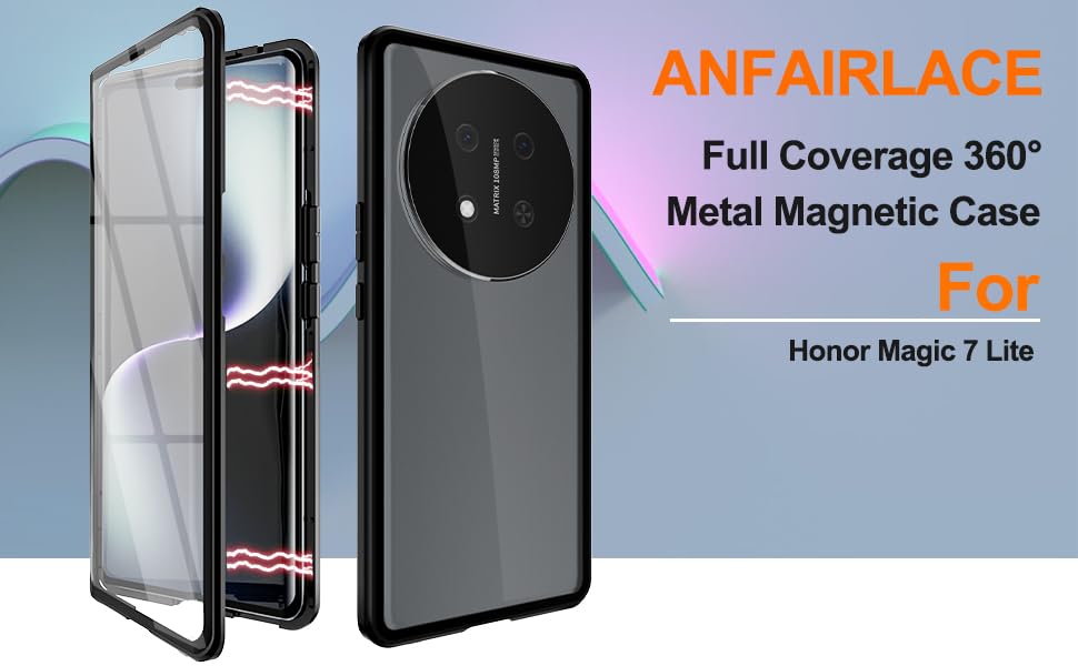 Oududianzi Hülle Für Honor Magic 7 Lite – Magnetisch, Stoßfest & Transparent