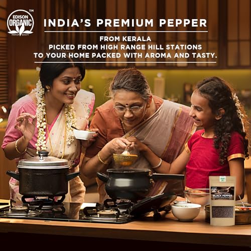Image of EDISON ORGANIC, Black Pepper Whole, 250g