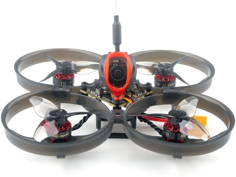 HappyModel Mobula8 1-2S 85mm Micro FPV Whoop Drone,With X12 AIO Flight Controller Build in ELRS Receiver, 400mW OPENVTX,Caddx Ant 1200TVL Camera,EX1103 KV11000 Motor