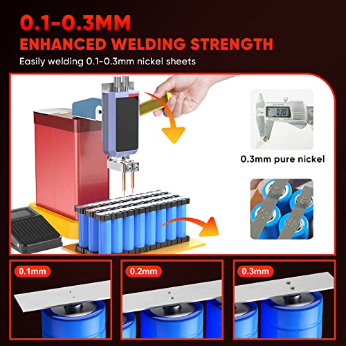 Seesii LI58CP5B0026NEW 801D Spot Welder, 12Kw Capacitor Energy Storage Pulse Battery Spot Welder thumb #2